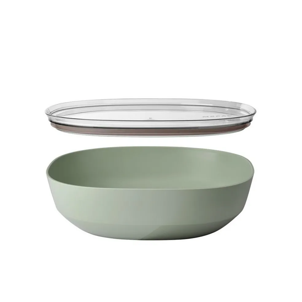 Mepal Silueta schaal met deksel 4 liter nordic sage