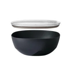 Mepal Silueta schaal met deksel 5 liter nordic black