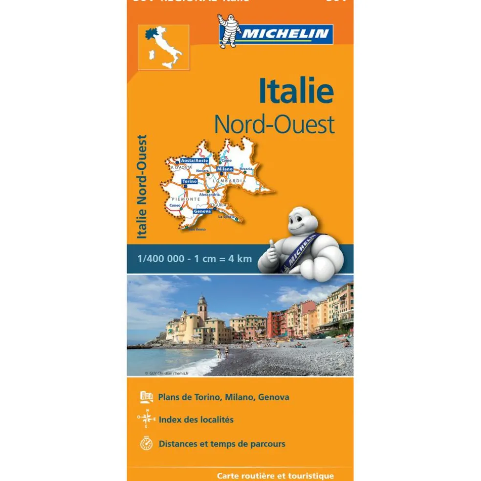 Michelin 561 Noordwest-Italië wegenkaart