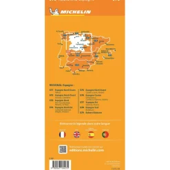 Michelin 575 Noordwest-Spanje Castilla y León Madrid  wegenkaart