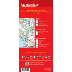 Michelin 736 Slovenië Kroatië Bosnië Servië Montenegro  Macedonië wegenkaart