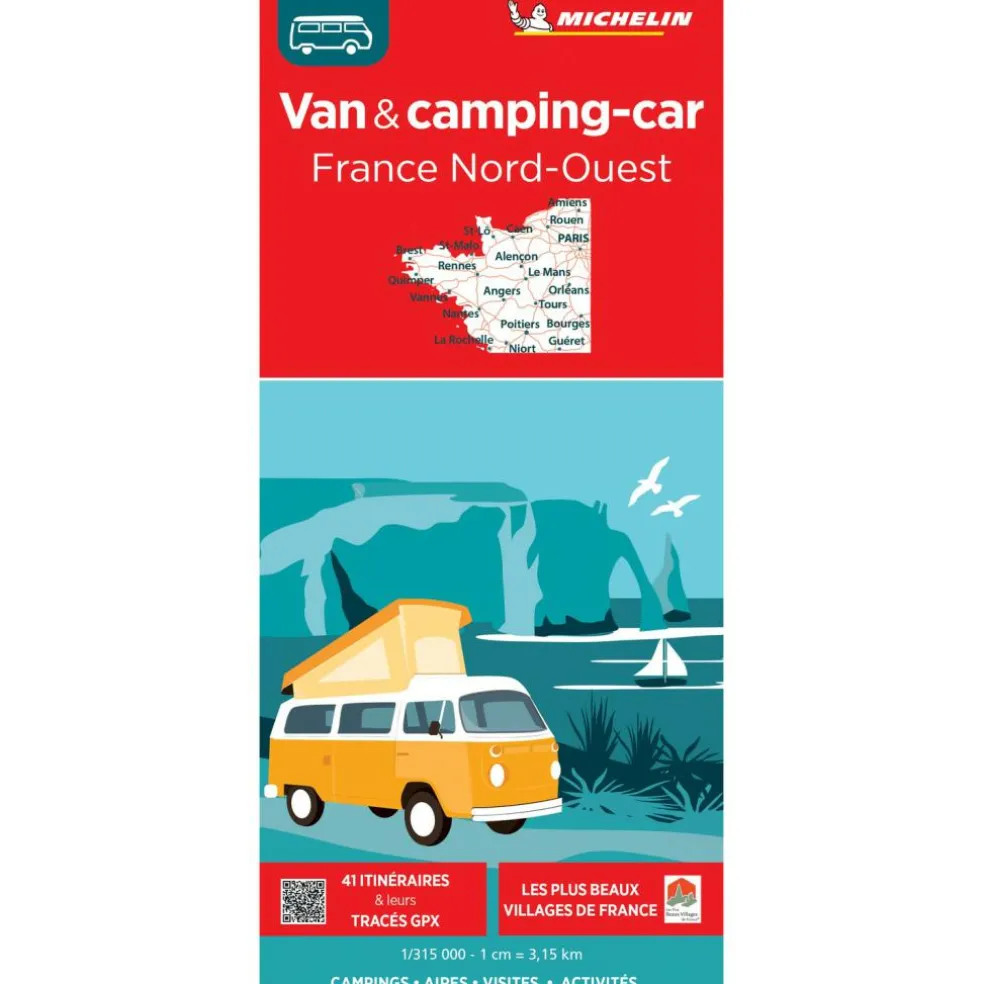 Michelin 774 Van & Camping-Car Frankrijk Noord-West wegenkaart