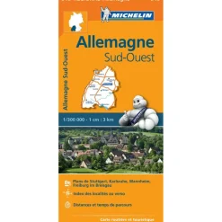 Michelin 545 Zuidwest-Duitsland wegenkaart