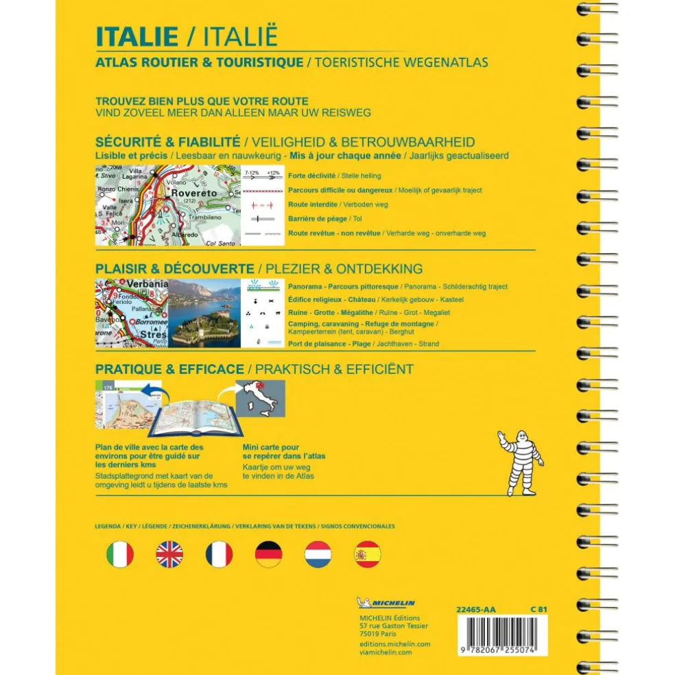 Michelin Italië wegenkaart