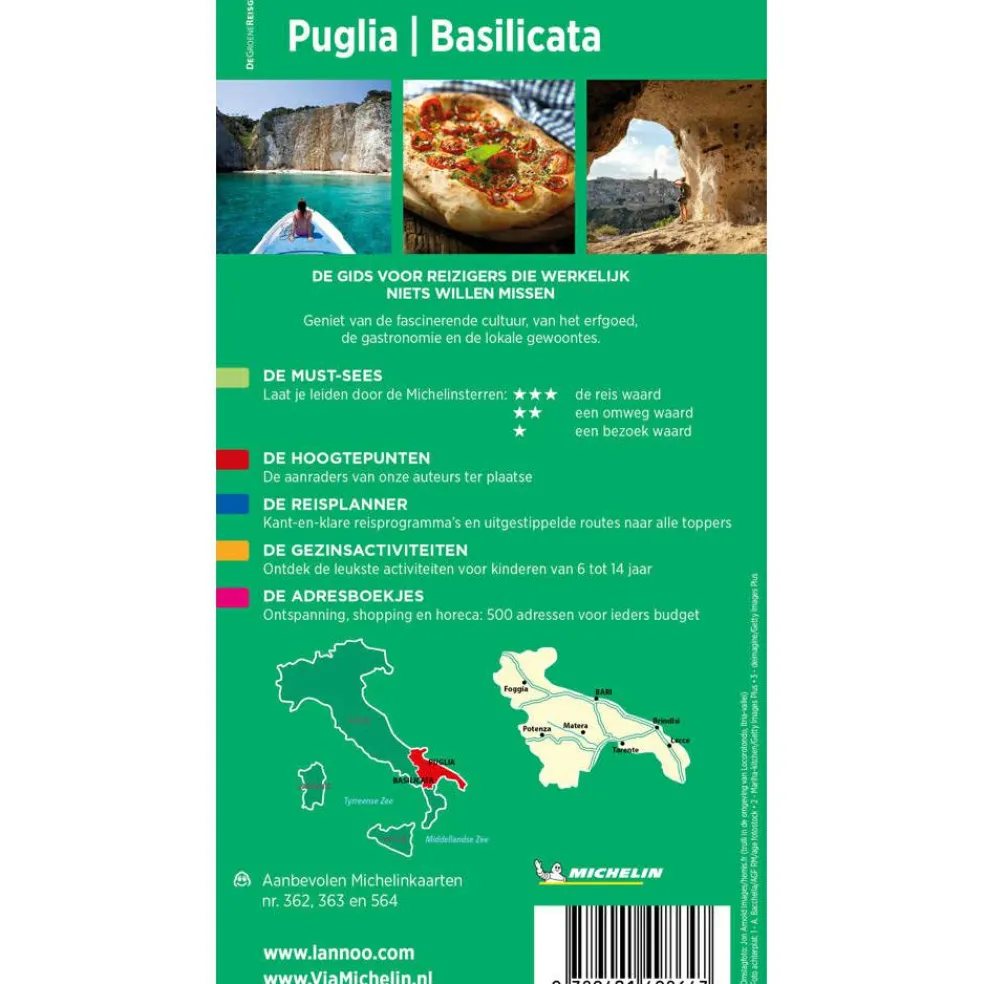 Michelin Puglia Matera Basilicata reisgids