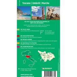 Michelin Toscane Umbrië Marche De Groene reisgids