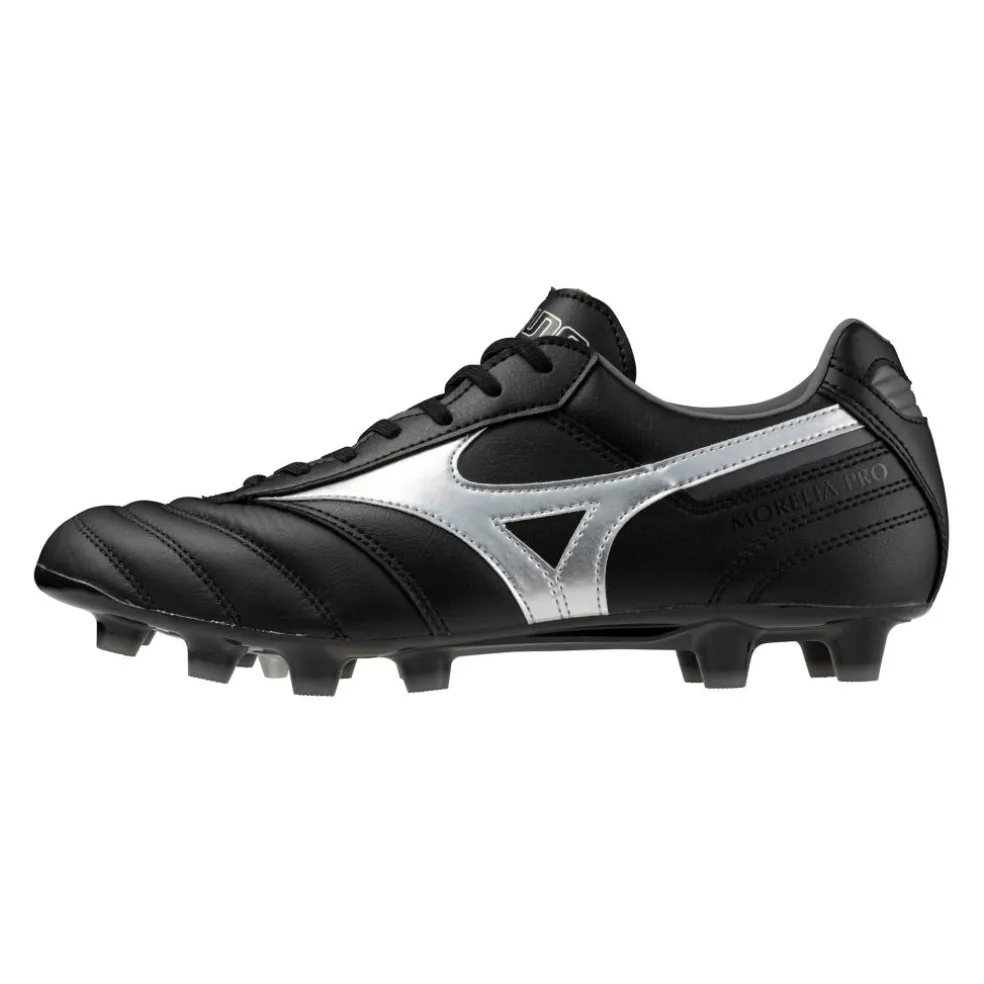 Mizuno Morelia II Pro voetbalschoenen heren black galaxy silver dark shadow
