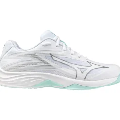 Mizuno Thunder Blade Z indoorschoenen dames white blue tint