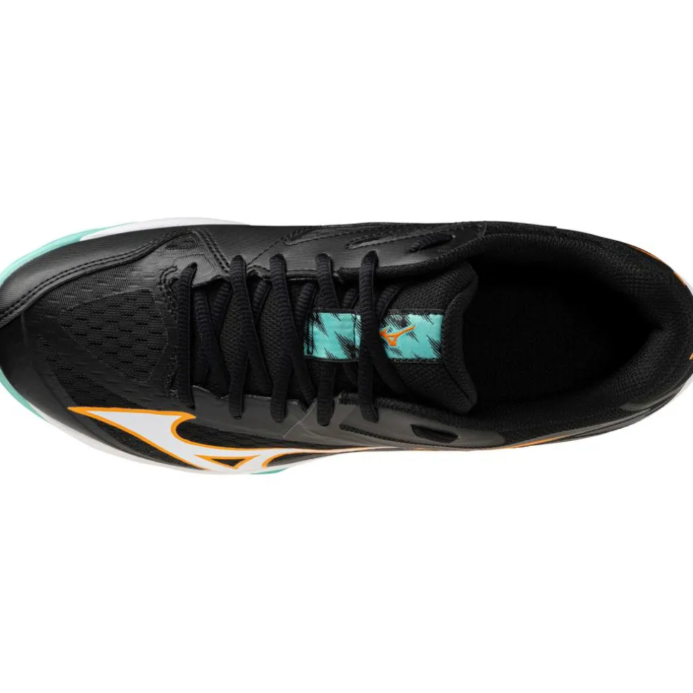 Mizuno Thunder Blade Z indoorschoenen heren black tangelo icegreen