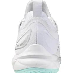 Mizuno Wave Luminious 3 indoorschoenen dames white blue tint