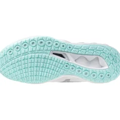Mizuno Wave Luminious 3 indoorschoenen dames white blue tint
