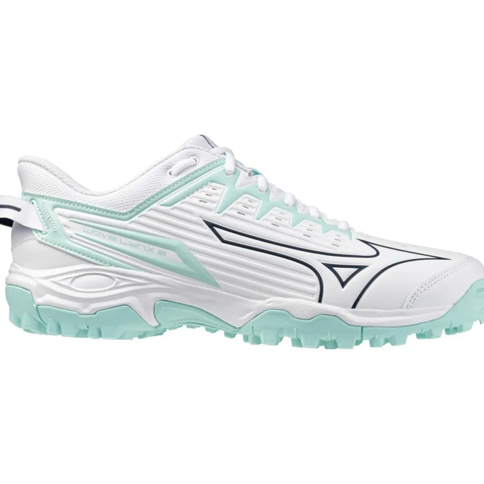 Mizuno Wave Lynx 2 hockeyschoenen dames white blue tint