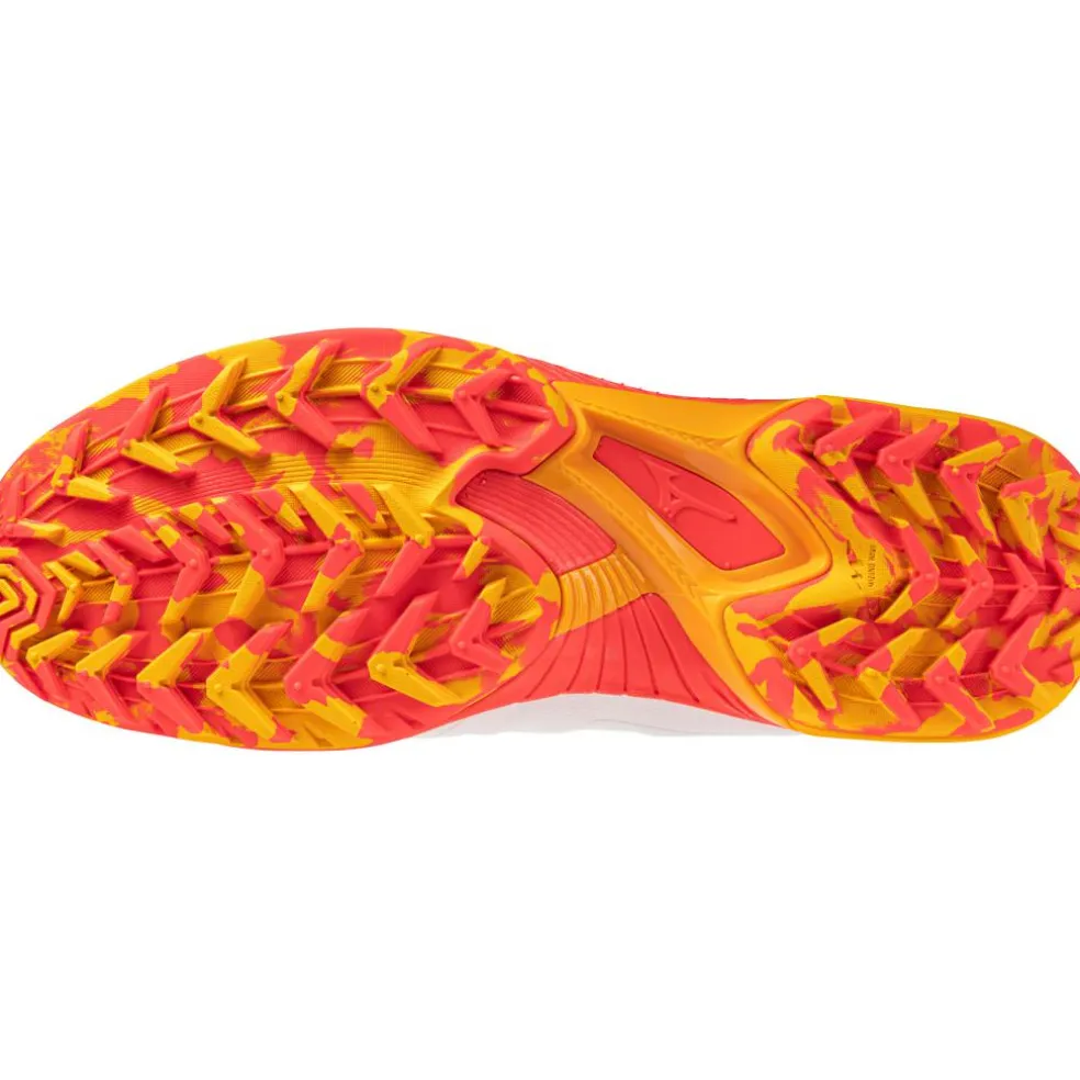 Mizuno Wave Panthera 2 hockeyschoenen heren white fiery coral 2 citrus