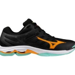 Mizuno Wave Voltage 2 indoorschoenen heren black tangelo icegreen