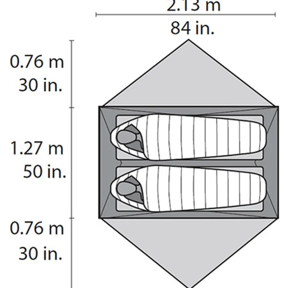 MSR Hubba Hubba NX lichtgewicht koepeltent green