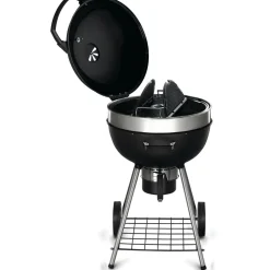 Napoleon Pro houtskoolbarbecue 57cm mat zwart