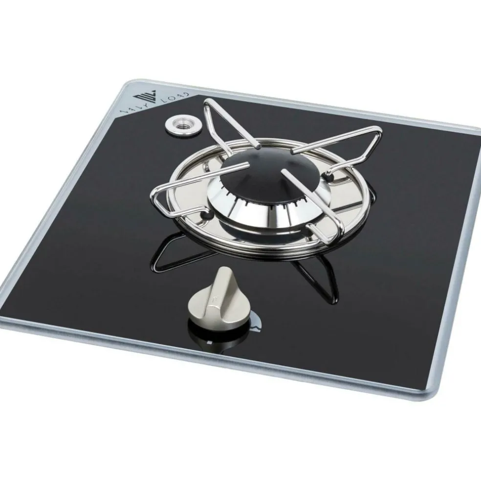 Navy Load 1-pits kookplaat op glasplaat
