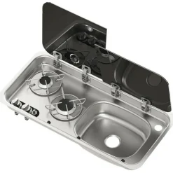 Navy Load  2-pits kook-spoelcombinatie rechts