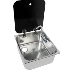 Navy Load  Spoelbak met glazendeksel 350 x 320