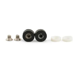 Navy Load Steundop glasplaat zwart per 2 stuks