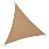 NC Outdoor  driehoek schaduwdoek 500 x 500 x 500 cm zand