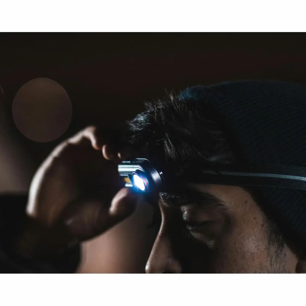 Nebo Einstein 400 oplaadbare hoofdlamp grijs