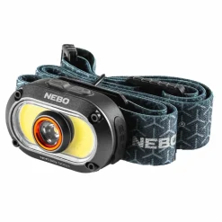 Nebo Mycro 500+ oplaadbare hoofdlamp grijs