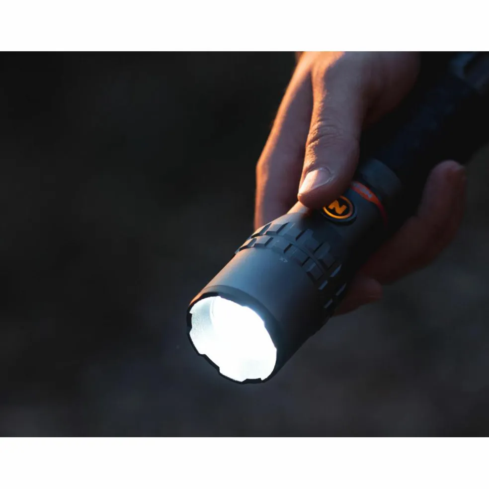 Nebo Slyde King 2K oplaadbare zaklamp grijs