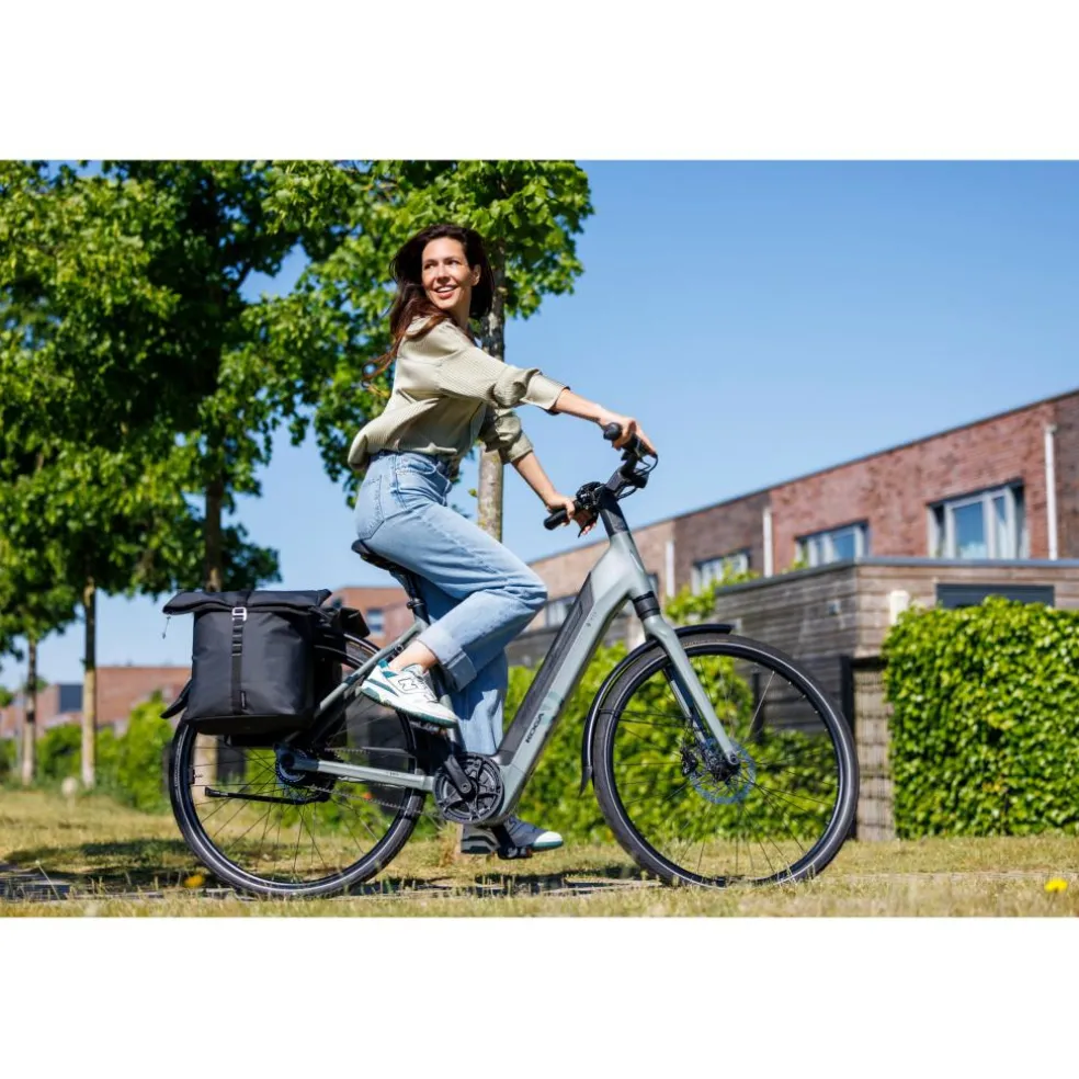 New Looxs Cantos Double fietstas 36 liter black