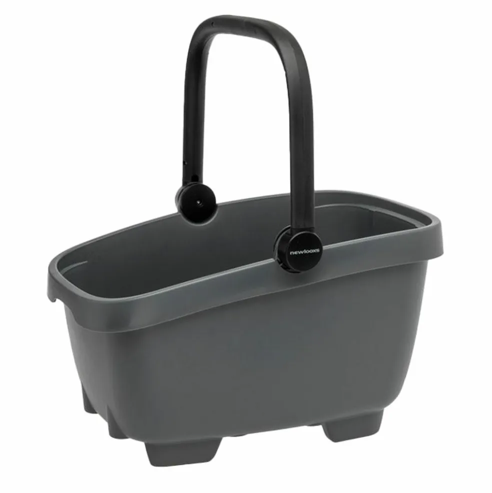New Looxs Clipper With Handle 28 liter fietsmand anthracite