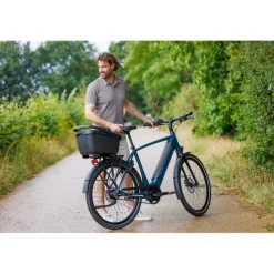 New Looxs Clipper With Handle 28 liter fietsmand black