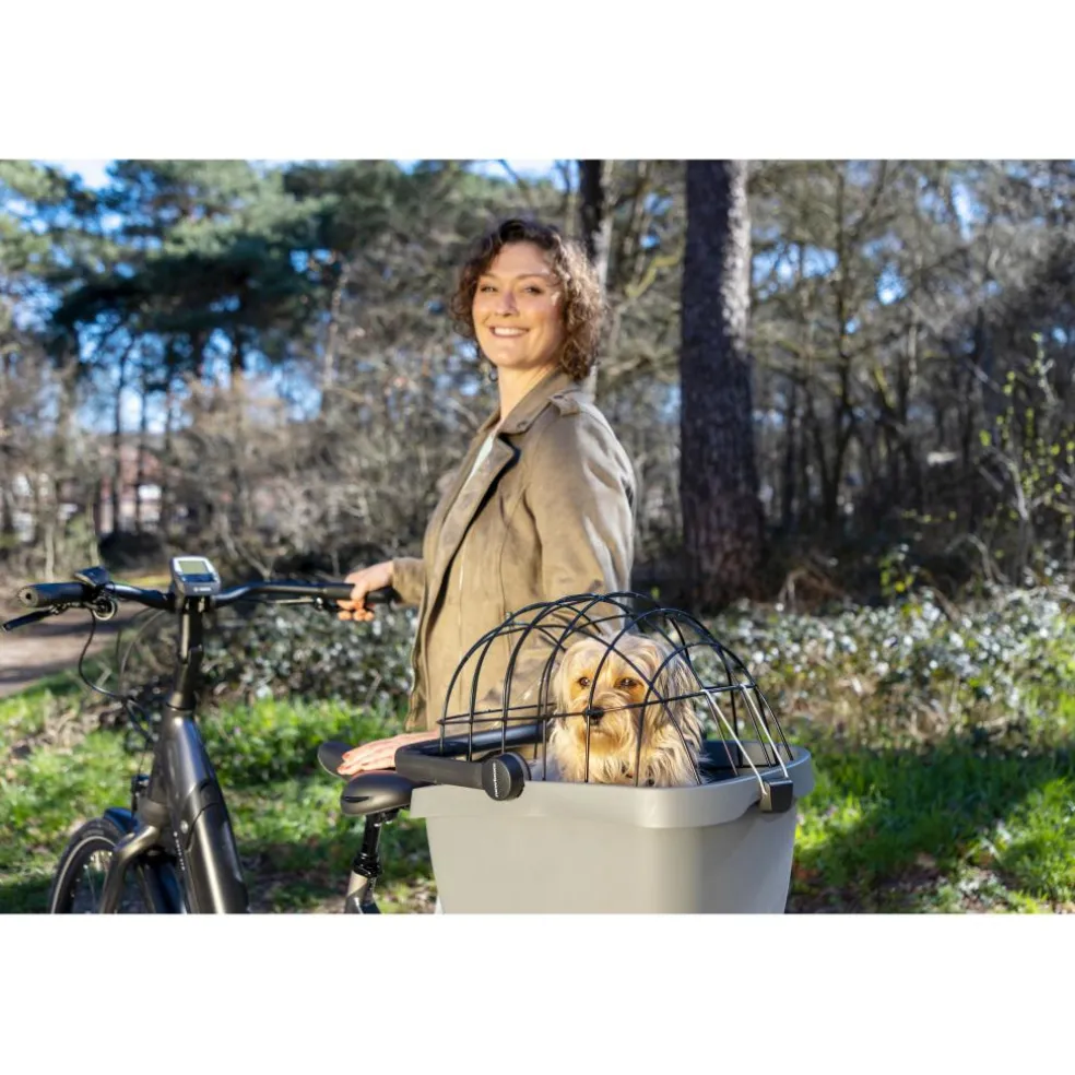 New Looxs Clipper With Handle 28 liter fietsmand black