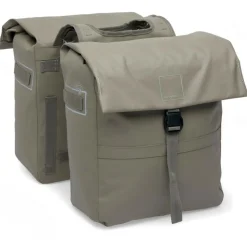 New Looxs Leeds Double fietstas 38 liter taupe