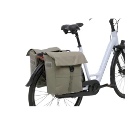 New Looxs Leeds Double fietstas 38 liter taupe