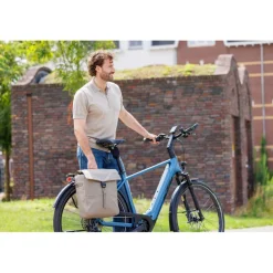 New Looxs Leeds Single fietstas 19 liter taupe