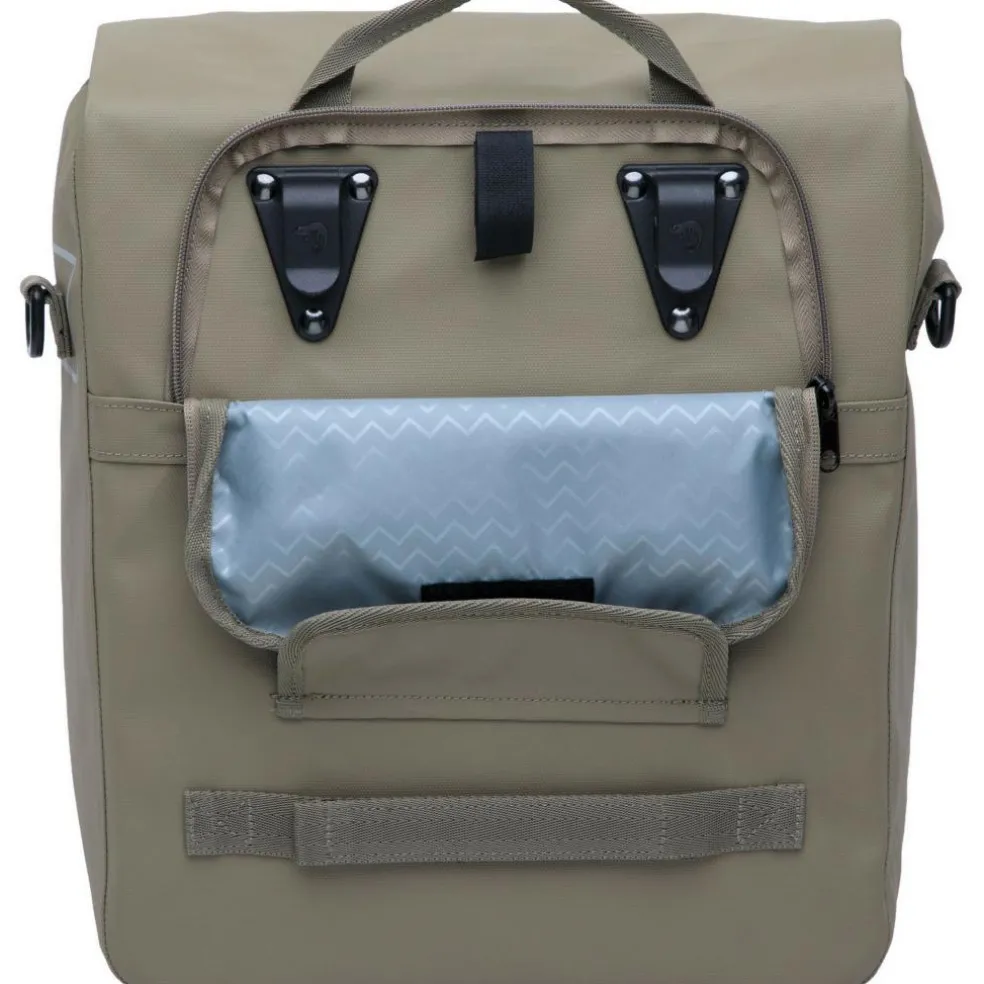 New Looxs Leeds Single fietstas 19 liter taupe