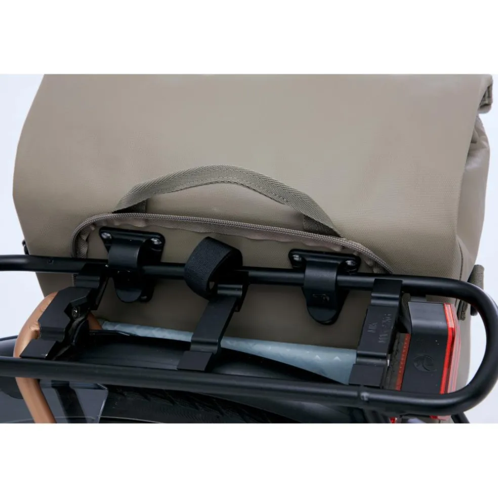 New Looxs Leeds Single fietstas 19 liter taupe