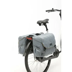 New Looxs  Mondi Joy Double fietstas 38 liter quilted grey