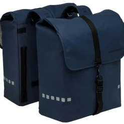 New Looxs  Odense Double fietstas 39 liter dark blue