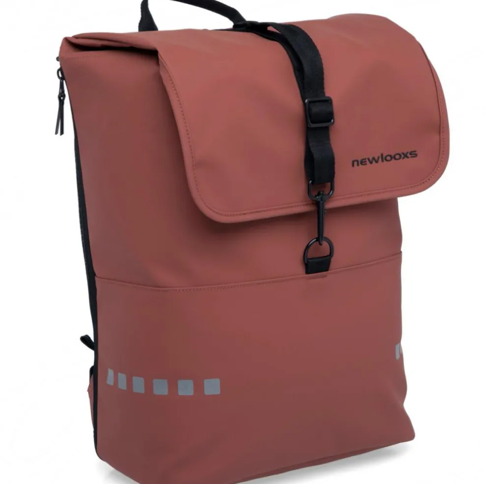 New Looxs Odense Single fietstas 17,5 liter rust