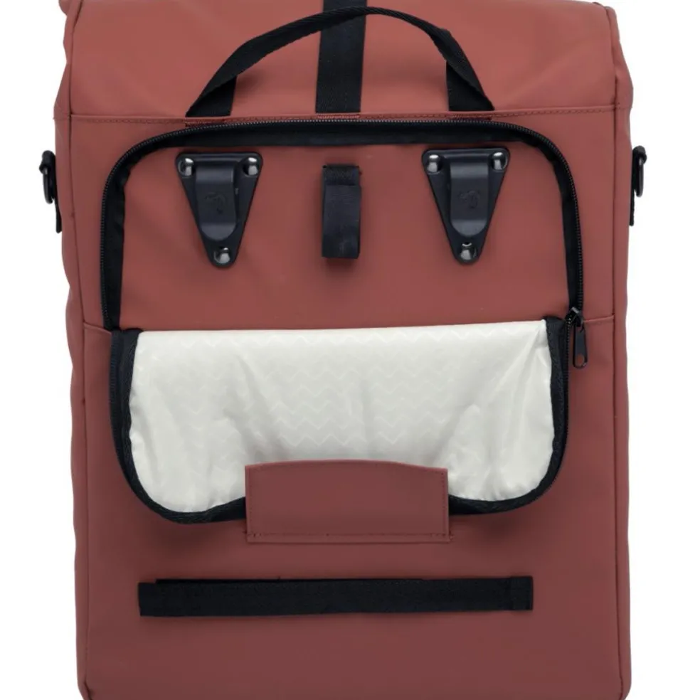 New Looxs Odense Single fietstas 17,5 liter rust