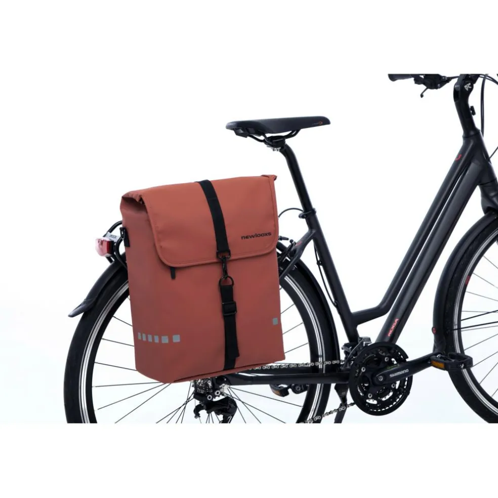 New Looxs Odense Single fietstas 17,5 liter rust