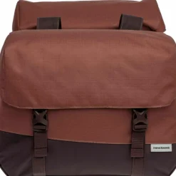 New Looxs  Oslo Joli Double fietstas 37 liter burgundy rust