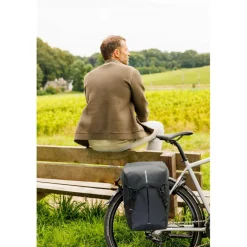 New Looxs  Sports Double fietstas 40 liter black