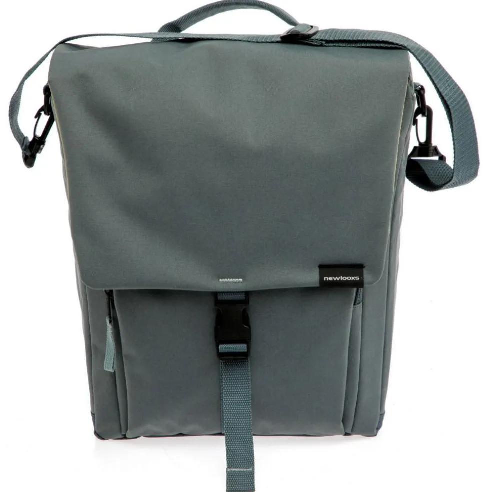 New Looxs Tulum Single fietstas 16 liter grey green