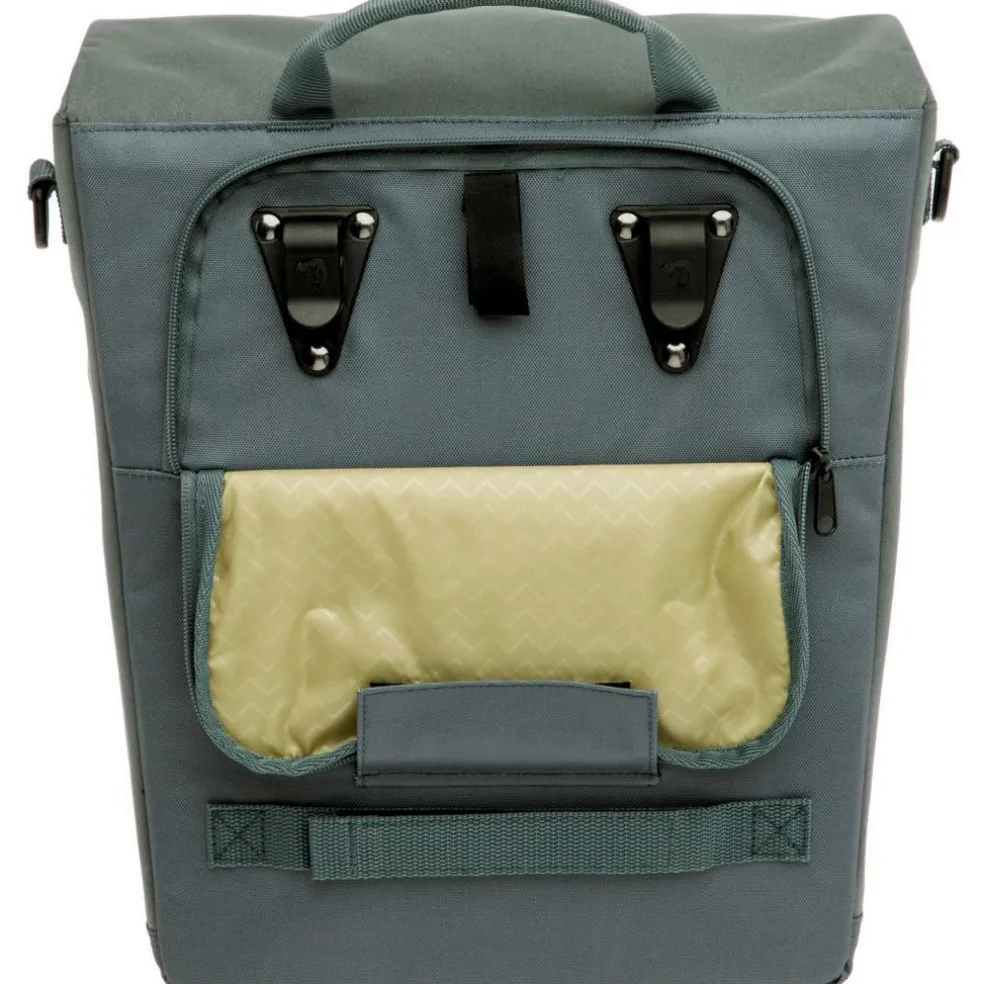 New Looxs Tulum Single fietstas 16 liter grey green