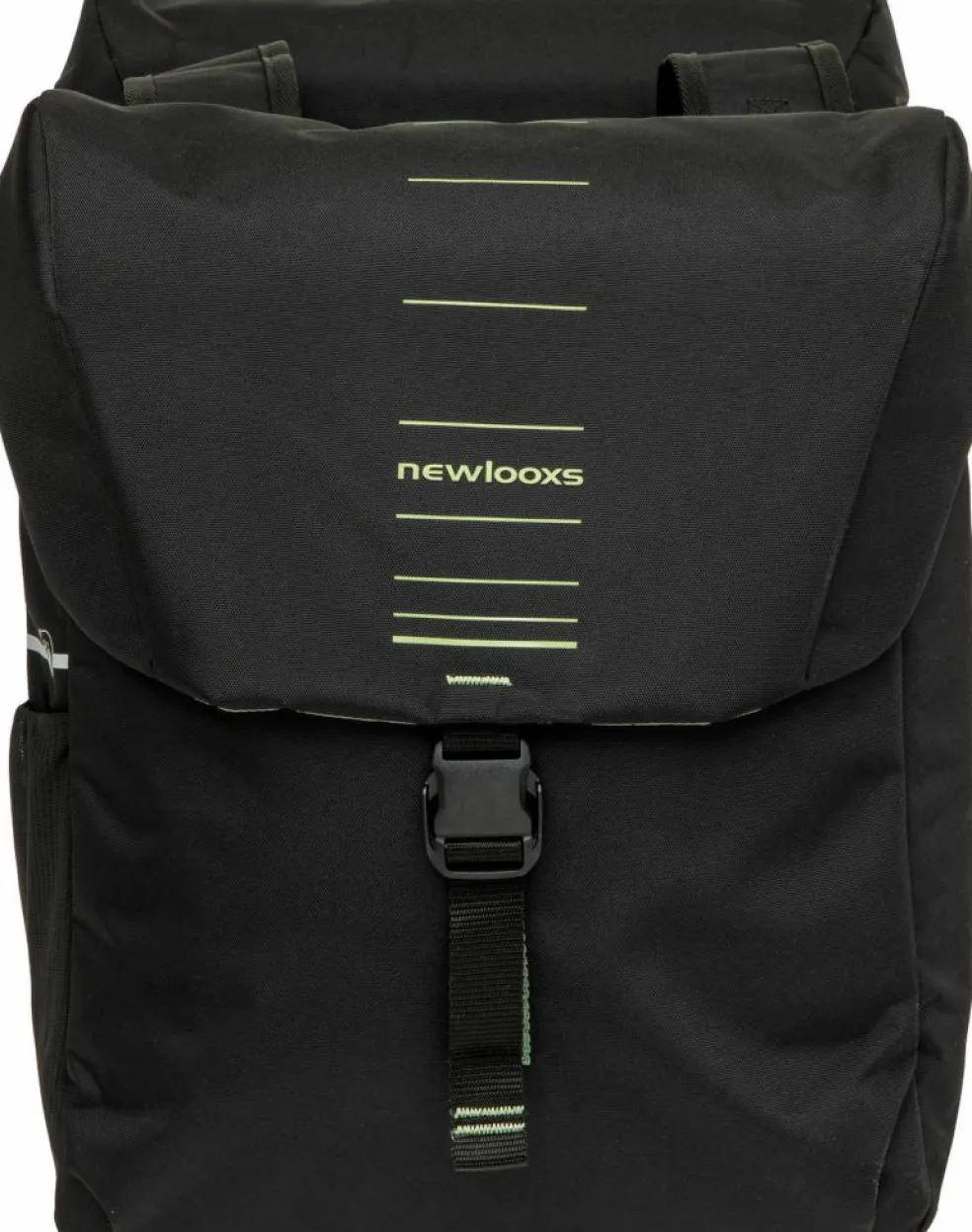 New Looxs Vigo Double fietstas 40 liter black green