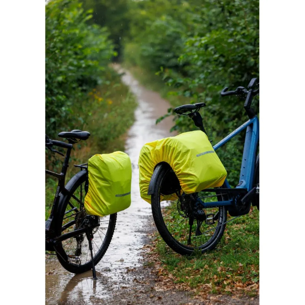 New Looxs Vigo Double fietstas 40 liter black green