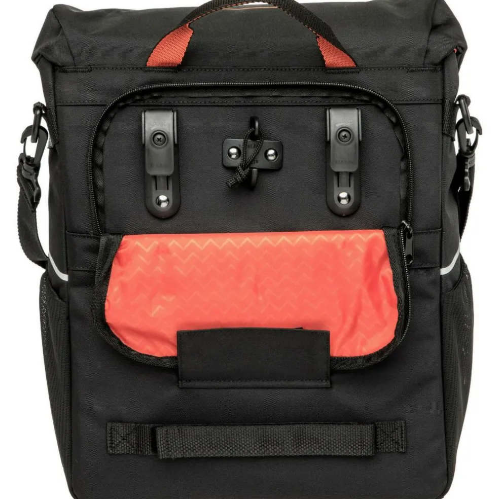 New Looxs Vigo Single fietstas 20 liter black orange