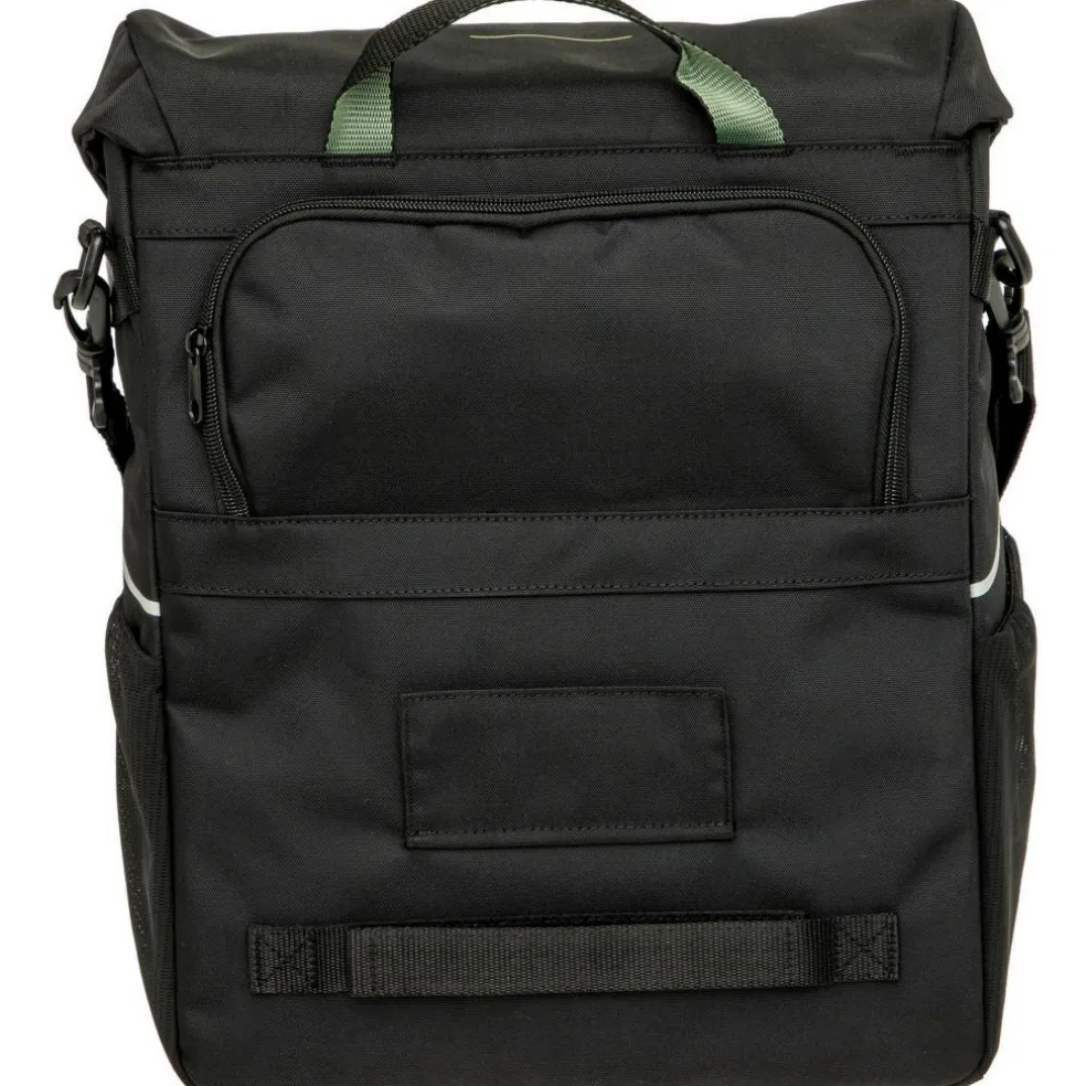 New Looxs Vigo Single fietstas 20 liter black green